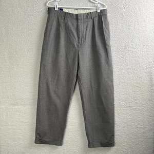 Polo Ralph Lauren Herren 34 Maße 33x28 Wolle/Baumwolle Windsor kariert Hahnentritt Hose - Bild 1 von 10