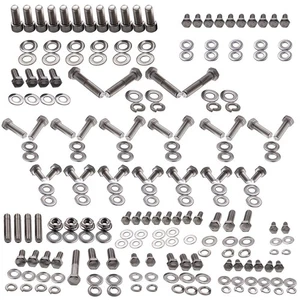 KIT DE PERNOS HEXAGONALES DE ACERO INOXIDABLE BLOQUE PEQUEÑO PARA CHEVY SBC 265 283 305 307 327 350 400 - Imagen 1 de 12