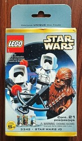 LEGO STAR WARS 3342 - #3 CHEWBACCA & IMPERIAL SCOUT TROOPERS SEALED NEW