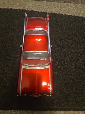 Vintage 1959 Cadillac Deville Model Car, Scaled 1:24 Red Diecast - Image 1 of 2