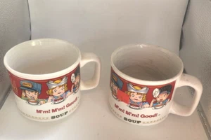 Campbell’s 1993 Kids Soup Cups/ Mugs by Westwood M'm! M'm! Good (2) Vintage - Picture 1 of 9
