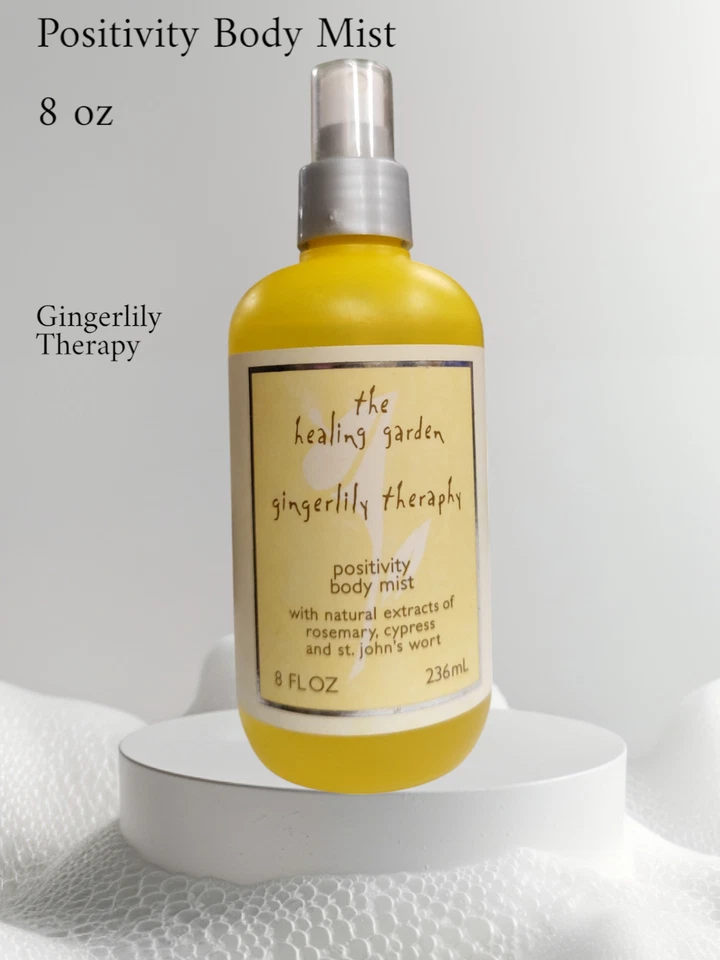 Pacote com 2- The Healing Garden Gingerlily Theraphy Positive Body Mist 8 Oz - Imagem 1 de 1