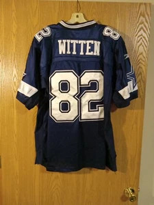 Jason Witten #82 Dallas Cowboys Sewn Reebok On Field Jersey Sze 52 EUC - Picture 1 of 6