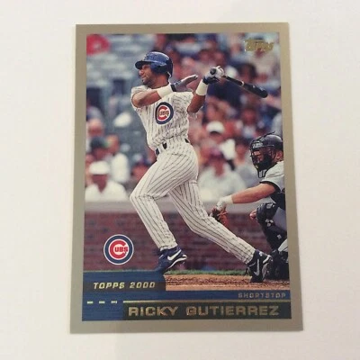 2000 Topps T96 Ricky Gutierrez Chicago Cubs - Image 1 of 2