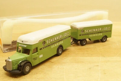 HO 1:87 Brekina 5516 Mercedes Benz MB O 6600 Mobilificio " SCHENKER & Co " - Immagine 1 di 4