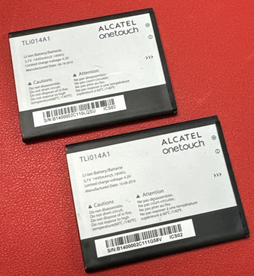 Battery TLi011A1 For Alcatel One Touch Pixi Glitz A463 4G OEM Original Internal - Image 1 of 1