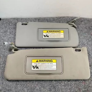 2007-2012 Acura RDX Sun Visor Driver Passenger Illuminated Beige - Picture 1 of 24
