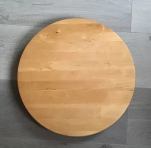 DREHTELLER Holz Servierplatte Tortenplatte Käseplatte IKEA - Bild 1 von 2