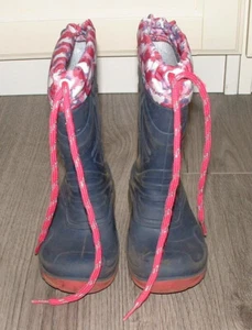 @ Gummistiefel m. Blink-Lichtern Gr 22 23 @ - Bild 1 von 3