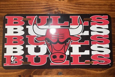 Placa de matrícula Chicago Bull Plastic - De colección - Producto con licencia oficial (MS) Foto 1 de 4