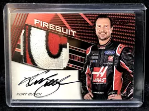 Kurt Busch 2017 Panini Torque Racing Jumbo Firesuit Signatures #1/25 - Picture 1 of 2