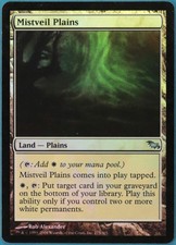 Mistveil Plains FOIL Shadowmoor PLD Land Uncommon MTG CARD (ID# 123064) ABUGames