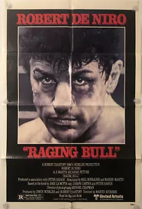 RAGING BULL Poster film originale di un foglio - 1980 - ROBERT DE NIRO - Foto 1 di 12