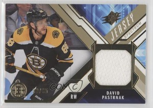 2021-22 SPx Jersey Gold Spectrum /65 David Pastrnak #J-DP
