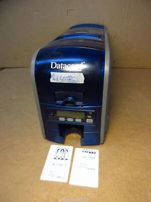 Datacard SD360 LAN USB ID Color Card Printer DUAL-Sided   21 CARDS / BAD PRINTS - Bild 1 von 4