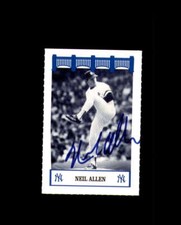 Neil Allen Signed 1992 Wiz Yankees of The 80's New York Yankees Autograph