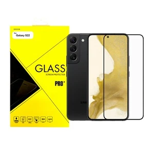 Protector de pantalla de teléfono de cubierta completa de vidrio templado para Samsung Galaxy S22 5G - Imagen 1 de 12