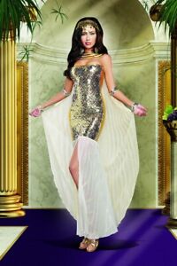 Dreamgirl Sexy Egyptian Queen Nefertiti Halloween Costume Size LARGE - NEW!