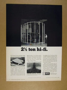 1967 Anaheim Convention Center speaker system photo Altec-Lansing print Ad - Picture 1 of 1