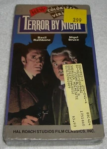 Terror By Night (1946) VHS Basil Rathbone, Nigel Bruce, Rare Horror Sealed - Picture 1 of 2