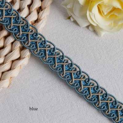 12m Curtain Lace Trim Edge Accessories for DIY Upholstery Sew Pillow Case Retro - Image 1 of 4