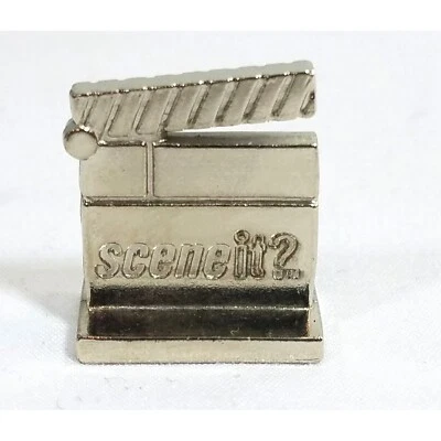 Scene It Metal Token Clapboard DVD Movie Game Replacement Part Movers '02 - Image 1 of 4