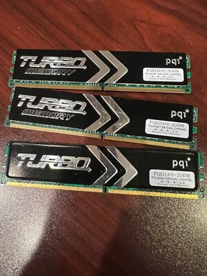 Turbo Memory PQI25400-2GDB 2X1GB DDR2 SDRAM  - Image 1 of 2