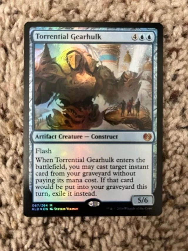 MTG- Torrential Gearhulk x1 - Kaladesh - FOIL - Image 1 of 1