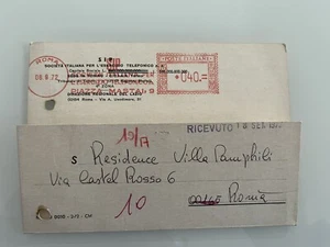 SIP DOMANDA DI INSTALLAZIONE NUOVO IMPIANTO 08.9.72 - GADGET RARO 1° tipo - Foto 1 di 2
