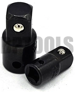 2pc 1/2" to 3/8" 1/4" Drive Socket Reducer Wrench Ratchet Adapter Air Impact Set - Picture 1 of 2