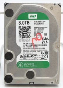 Western Digital WD Green WD30EZRX 3TB SATA III 3.5" Hard Drive - Picture 1 of 1