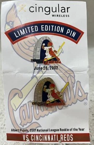 Cingular Wireless Limited Edition Pin June 28, 2002 Albert Pujols Cardinals - Picture 1 of 2