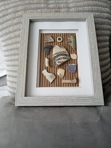 Mudlarked Finds, Assemblage, Diaroma, Shadow Box. Gift Idea. - Picture 1 of 12