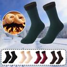 Women/Men Winter Boots Socks Warm Thermal Thick Fleece ew✨ Soft Cosy N O2Y0
