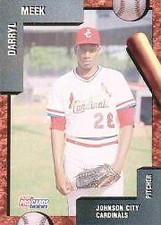 1992 Johnson City Cardinals Fleer/ProCards #3115 Darryl Meek