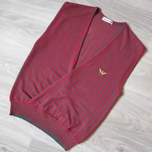 Giorgio Armani Archive 70s 80s Wool Cashmere Striped Vest - Rare - Size 46 (S) - Imagen 1 de 9