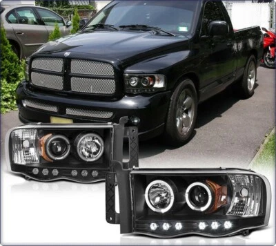 2x SCHEINWERFER HAUPTSCHEINWERFER FÜR DODGE RAM 1500 2500 3500 2002 - 2005 - Bild 1 von 2