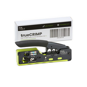 trueCABLE All-In-One Crimp and Termination Tool, RJ45 Connectors & Modular Plugs
