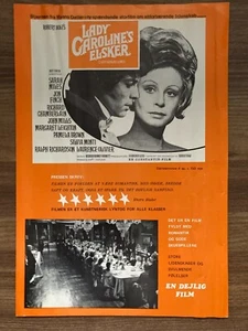 Lady Caroline Lamb Sarah Miles Jon Finch Mills 1972 Danish Movie Press Release - Picture 1 of 2