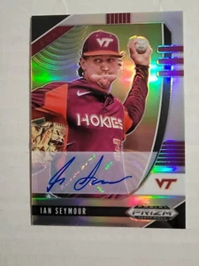 Ian Seymour 2020 Panini Prizm Draft Picks Autograph Baseball Card - Picture 1 of 10