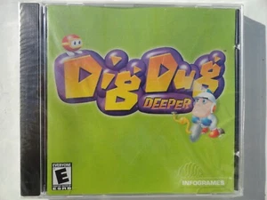 Dig Dug Deeper Video Game Windows 95 98 (2001, PC) JEWEL CASE CD ROM NEW SEALED - Picture 1 of 3