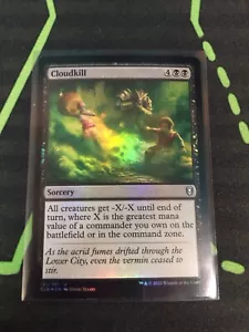 MTG Magic The Gathering Cloudkill Foil CLB DnD Black Sorcery Commander - Picture 1 of 1