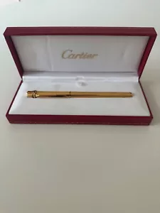 CARTIER Must de Cartier TRINITY Fountain Pen w/18K Gold Nib - NEW OLD STOCK - Picture 1 of 5