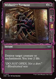 MTG - Withering Torment (Showcase) - Duskmourn: House of Horror (DSK), 0313 - Picture 1 of 1