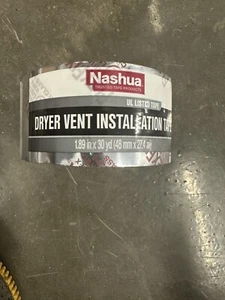 Nashua Tape 1.89 in. x 30 yd. Dryer Vent Installation Air Duct Accessory Duct Ta - Picture 1 of 5