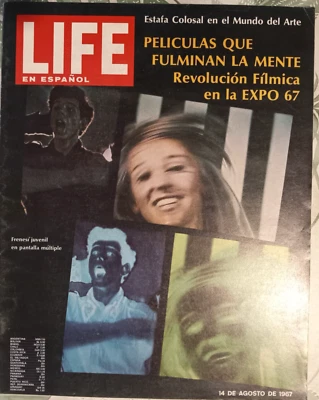 LIFE EN ESPAÑOL MEXICAN MAGAZINE VOL 30 No 4, 14 AUG 1967, REV FILMICA ON COVER - Image 1 of 4
