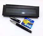 STYLISH & BEAUTIFUL FOUNTAIN PEN WITH PELIKAN INK CARTRIDGES AND BLACK GIFT BOX