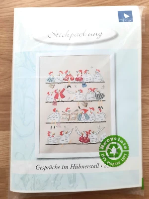 Sticken Stickpackung acufactum Gespräche im Hühnerstall 2519 - Bild 1 von 3