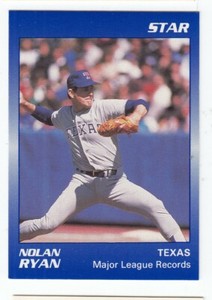 Nolan Ryan 1990 Star Co. ML Baseball Set Card # 9 of 11