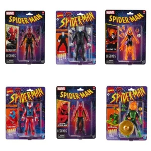Marvel Legends 6" Spider-Man Retro Wave 4er Set mit 6 Actionfiguren - Bild 1 von 6